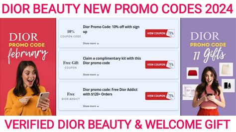 promo code for dior makeup|dior promo code no minimum.